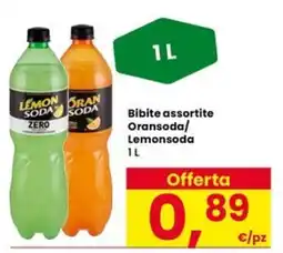 Eurospar Bibite assortite Oransoda/ Lemonsoda offerta
