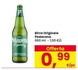 Eurospar Birra Originale Pedavena offerta