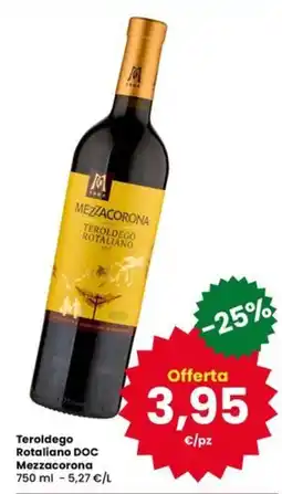 Eurospar Teroldego Rotaliano DOC Mezzacorona offerta