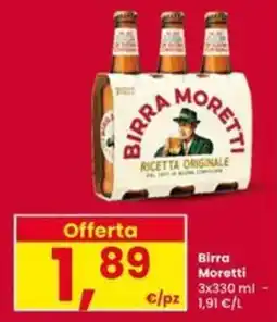 Eurospar Birra Moretti offerta