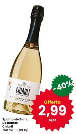 Eurospar Spumante Blanc De Blancs Chiarli offerta