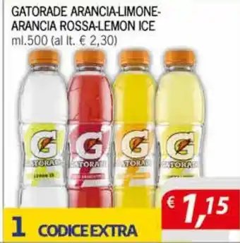 Gatorade arancia-limone-arancia rossa-lemon ice