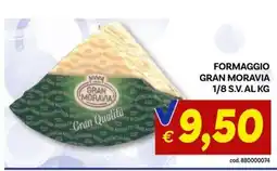 Vivo Supermercati Formaggio Gran Moravia offerta