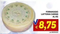 Vivo Supermercati Formaggio Latteria Carnia offerta