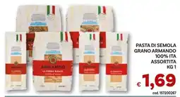 Vivo Supermercati Pasta di semola grano Armando assortita offerta