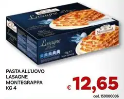 Vivo Supermercati Pasta all'uovo lasagne montegrappa offerta