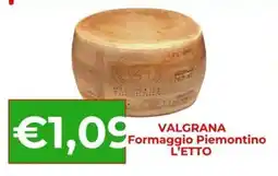 Supermercati Pasquale Prisco Valgrana Formaggio Piemontino offerta