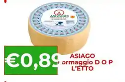 Supermercati Pasquale Prisco Asiago formaggio D O P offerta