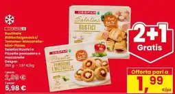Interspar Pizzette pomodoro e mozzarella Despar offerta