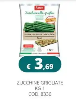 Altasfera Zucchine alla griglia Paren offerta