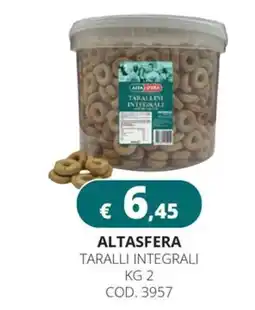 Altasfera Taralli integrali Alta Sfera offerta