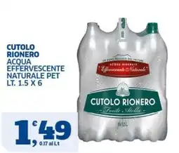 Sigma Acqua effervescente naturale Cutolo Rionero offerta