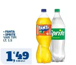 Sigma Fanta Sprite vari tipi offerta
