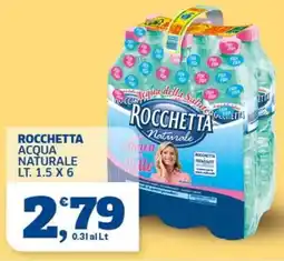 Sigma Rocchetta acqua naturale offerta