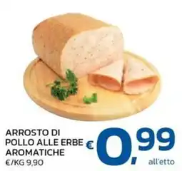 Ok Market Arrosto di pollo alle erbe aromatiche offerta