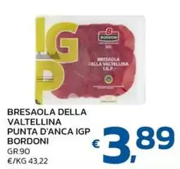 Ok Market Bresaola della Valtellina punta d'anca IGP Bordoni offerta