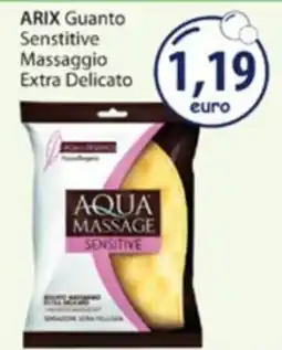 Acqua & Sapone Arix guanto sensibile massaggio extra delicato offerta