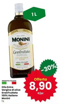 Eurospar Olio Extra Vergine di oliva GranFruttato offerta