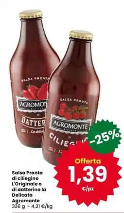 Eurospar Salsa Pronta Agromonte offerta