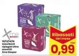 Eurospar Assorbenti ripiegati Ultra assortiti Xme Despar offerta