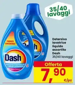 Eurospar Detersivo lavatrice liquido assortito Dash offerta