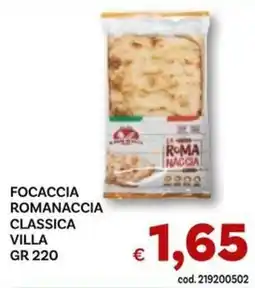 Vivo Supermercati Focaccia romanaccia classica villa offerta
