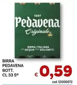 Vivo Supermercati Birra Pedavena offerta