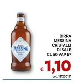 Vivo Supermercati Birra Messina Cristalli di Sale offerta