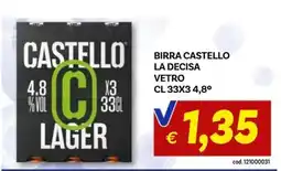 Vivo Supermercati Birra Castello La Decisa offerta