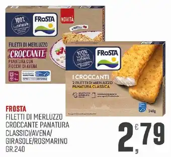 Frosta filetti di merluzzo croccante panatura classica
