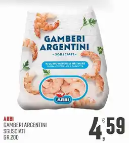 Maxipiù Gamberi argentini sgusciati Arbi offerta