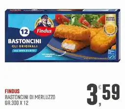 Maxipiù Findus bastoncini di merluzzo offerta