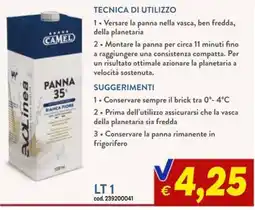 Vivo Supermercati Panna 35% Bianca Fiore offerta