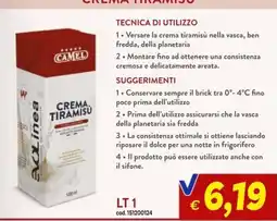 Vivo Supermercati Crema Tiramisù Camel offerta