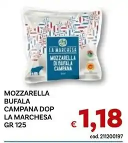 Vivo Supermercati Mozzarella bufala campana dop la marchesa offerta