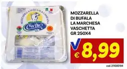 Vivo Supermercati Mozzarella di bufala la marchesa offerta