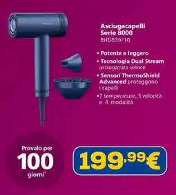 Euronics Asciugacapelli Serie 8000 offerta