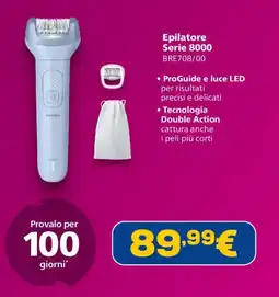 Euronics Epilatore Serie 8000 Philips offerta
