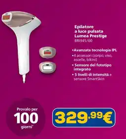 Euronics Epilatore a luce pulsata Lumea Prestige offerta