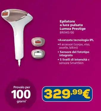 Epilatore a luce pulsata Lumea Prestige
