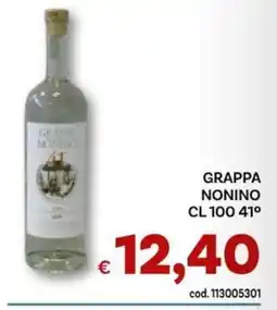 Vivo Supermercati Grappa Nonino offerta