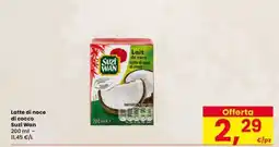 Eurospar Latte di noce di cocco Suzi Wan offerta