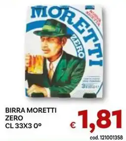 Vivo Supermercati Birra Moretti Zero offerta