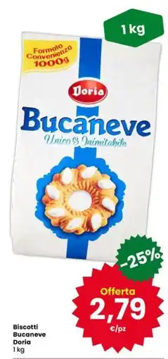 Eurospar Biscotti Bucaneve Doria offerta