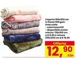 Eurospar Coperta in flanel offerta