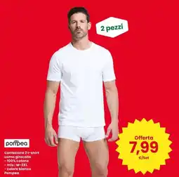 Eurospar T-shirt uomo girocollo Pompea offerta