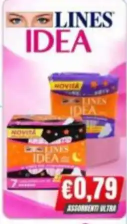 Irys Lines Idea assorbenti ultra offerta