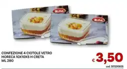 Vivo Supermercati Ciotole vetro Horeca offerta