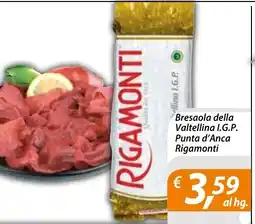 DiMeglio Bresaola della Valtellina I.G.P. Punta d'Anca Rigamonti offerta