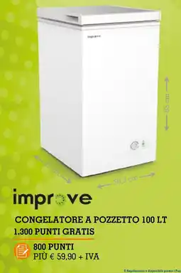 C+C Cash and Carry Congelatore a pozzetto 100 lt improve offerta